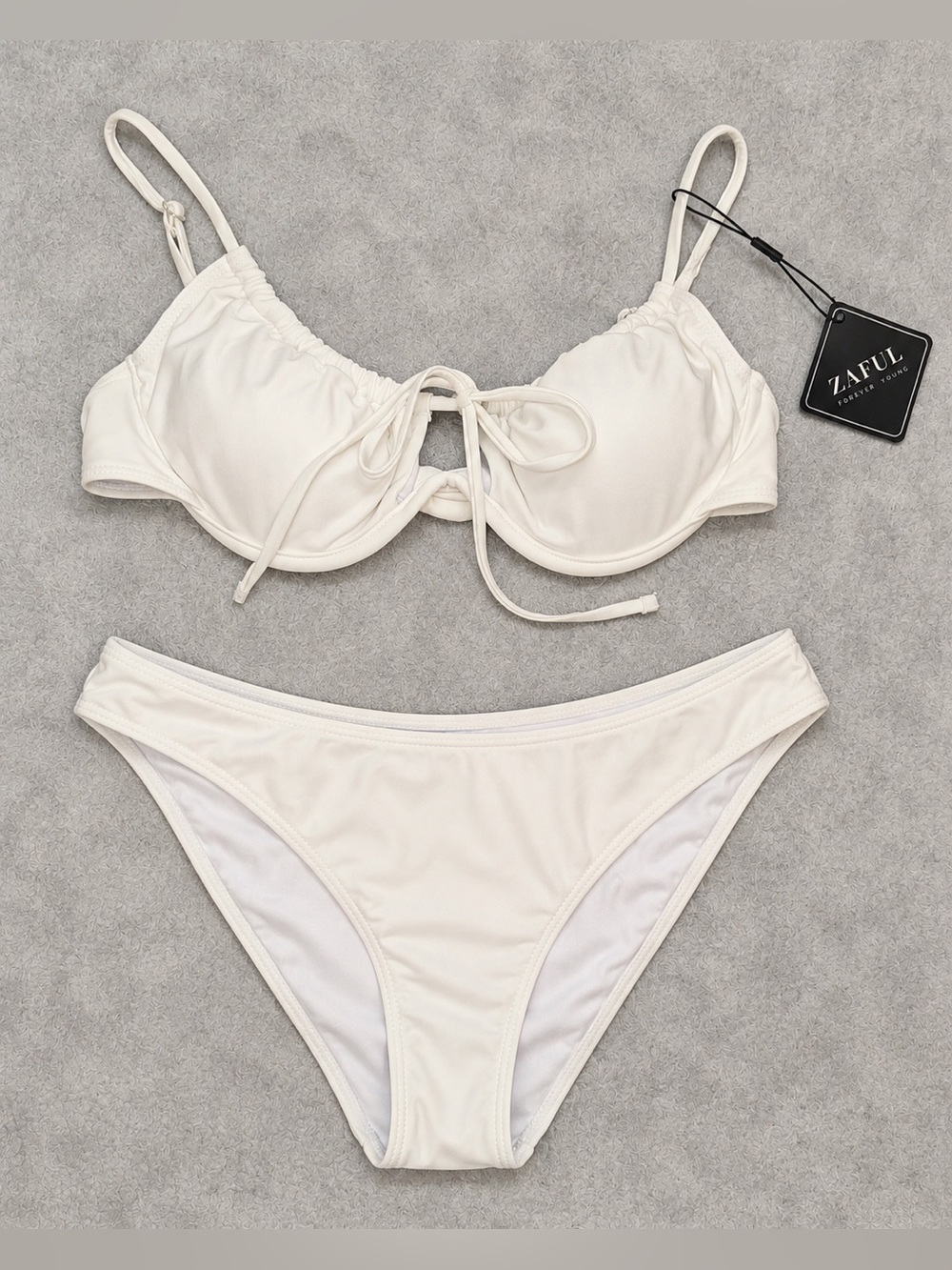 NWT - Zaful Women's High Cut Bikini Set -Size Medium Swimsuit